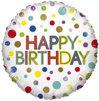 Eco Balloon - Happy Birthday (18 Inch)
