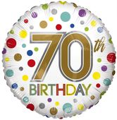 Eco Balloon - Birthday Age 70 (18 Inch)