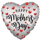 Happy Mothers Day Balloon - Matt Heart - 18 Inch