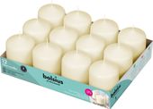 Bolsius Professional Pillar Candle - Ivory  - 78/58mm  - Tray of 12
