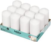 Bolsius Professional Pillar Candle - White  - 118/58mm  - Tray of 12