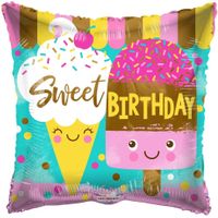 Eco Balloon - Sweet Birthday (18 Inch)