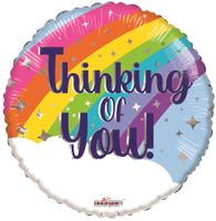 Eco Balloon - Thinking of You Rainbow (18 Inch)