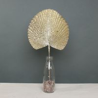 Glitter palm fan Gold