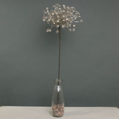 Metallic Allium with giltter Champagne