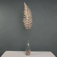 Metallic Fern Leaf stem Gold