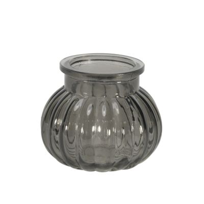 7.5cm Veneto Bubble Jar-Dove Grey