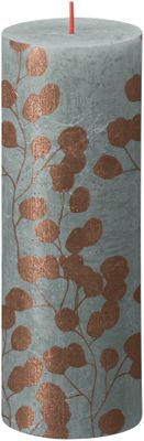 Bolsius Rustic Silhouette Candle 190 x 68 - Green Eucalyptus