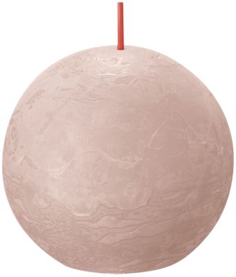 Bolsius Rustic Ball Candle 76mm - Misty Pink 