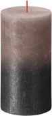 Bolsius Rustic Metallic Candle 80 x 68 - Faded Caramel Anthracite