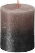 Bolsius Rustic Metallic Candle 130 x 68 - Faded Caramel Anthracite