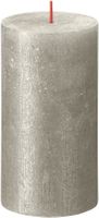 Bolsius Rustic Shimmer Metallic Candle 130 x 68 - Champagne