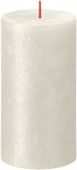 Bolsius Rustic Shimmer Metallic Candle 130 x 68 - Ivory