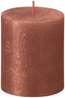 Bolsius Rustic Shimmer Metallic Candle 80 x 68 - Amber