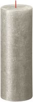 Bolsius Rustic Shimmer Metallic Candle 190 x 68  - Champagne