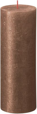 Bolsius Rustic Shimmer Metallic Candle 190 x 68 - Copper