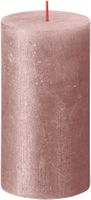 Bolsius Rustic Shimmer Metallic Candle 130 x 68 -Pink