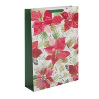 Poinsettia Gift Bag  XL