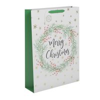 Christmas Wreath Gift Bag XL
