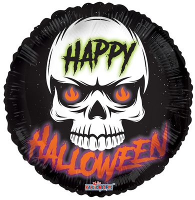 Halloween Skull Balloon (18 Inch)