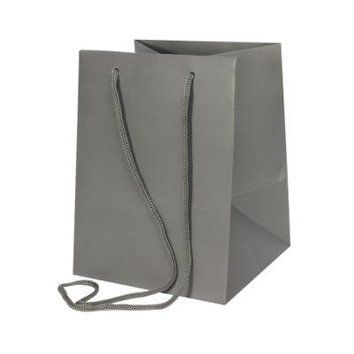 Dark Grey Hand Tie Bag (19 x 25cm)