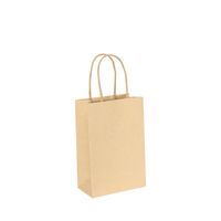 Kraft Paper Bag Brown (H18cm W12cm D6cm)  - Pack of 10
