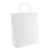 Kraft Paper Bag White (H32cm W26cm D12cm) - Pack of 10