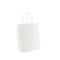 Kraft Paper Bag  White (H26cm W20cm D11cm) - Pack of 10