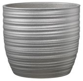 Bergamo Glamour Ceramic Pot Silvermoon (W13 X H12cm)