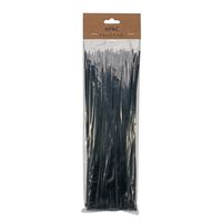 30cm Black Cable Ties Pk100