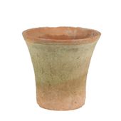 Fenland Mossed redstone tapered pot D15cm