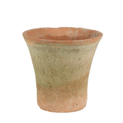 Fenland Mossed redstone tapered pot D15cm