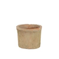 Fenland Mossed redstone cylinder pot D10cm