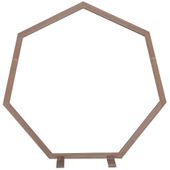 223cm Heptagon KD Wooden  Arch Natural