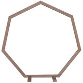 223cm Heptagon KD Wooden  Arch Natural