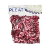 Burgundy - 50mm Premium Pleat Ribbon 10m 