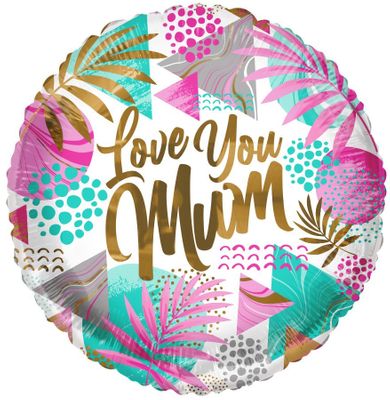 ECO Balloon-Love You Mum Jungle(18 Inch )