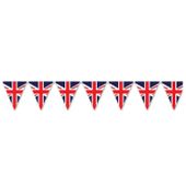Union Jack Paper Bunting Triangle 14 Flags H21 x Dia28cm 4.3M 