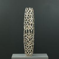 99cm Aluminium Perforated Vase