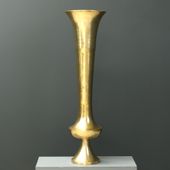 112cm Aluminium Tall Vase Gold
