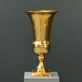 58cm Aluminium Flower Vase Gold