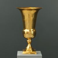 58cm Aluminium Flower Vase Gold