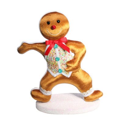 H38*W34*D16CM Gingerbread man,polyfoam,polyester,BROWN