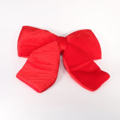 Red Plush Bow 16"x19" (48cm) 