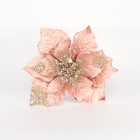 Poinsettia W/Clip-ROSE GOLD