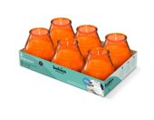 Bolsius Professional Twilight Candles 104/99mm Tray 6 - Orange