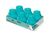 Bolsius Professional Twilight Candles 104/99mm Tray 6 -Turquoise