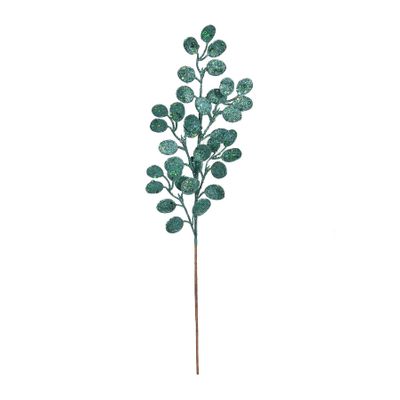 Glitter Eucalyptus stem Peacock