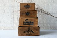 Beer Crates Set of 4