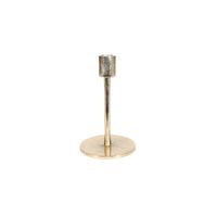 Covent Garden Tulip Candle Stick Raw Bright Gold H16cm